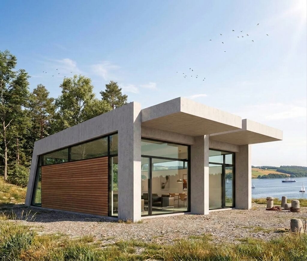 Pavillon - Arkitektur visualisering